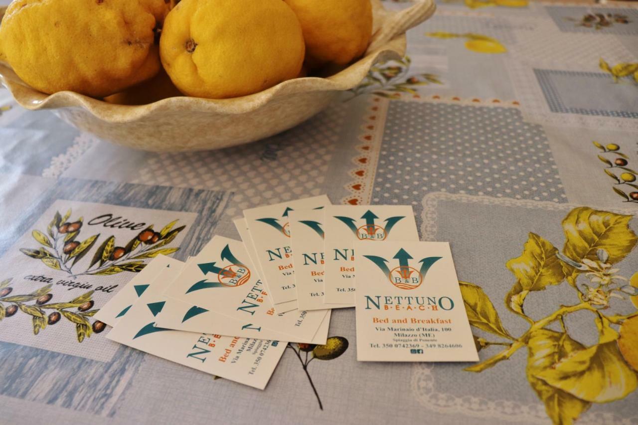 B&B Nettuno Beach Milazzo Exterior foto